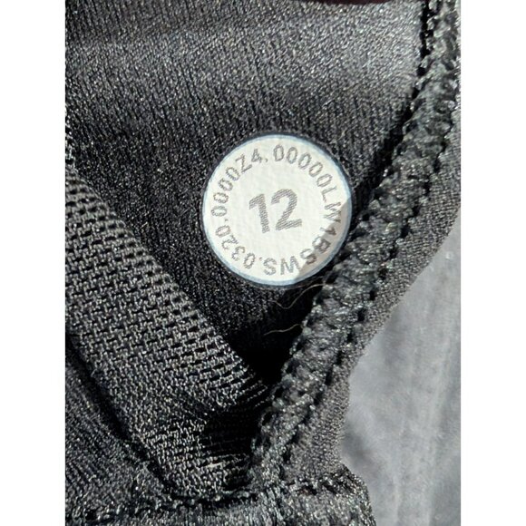 Lululemon Tank Top Womens 12 Black Align Built In Bra Athleisure Yoga Workout - Picture 11 of 13